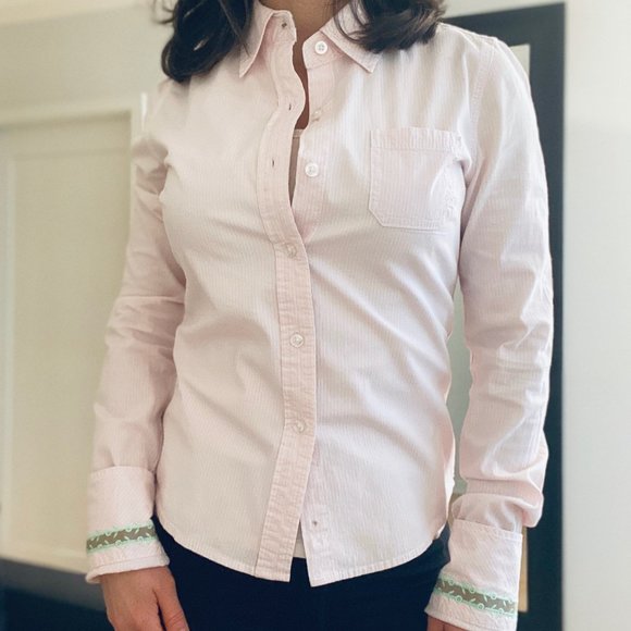 Rubbish Pale Pink Stripped Shirt - Picture 2 of 7